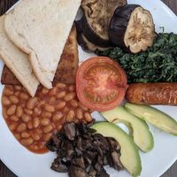 Vegan breakfast  at Cafe 115 in Fort William