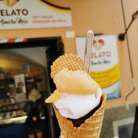 Vegan options at Gelateria Amore Mio in Vernazza