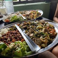 Vegan plates 🤌  at Little Buddha in Rishikesh