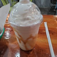 Vegan Apple Pie Milkshake w/vegan whipped cream at P'unk Burger in Philadelphia