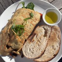 Vegan omelette   at Blended in Cape Town