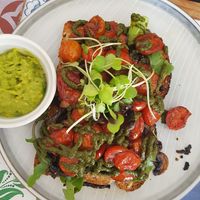 Love me vegan hunny sandwich with extra avocado at Blended in Cape Town