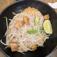 Vegan pad thai w/ tofu at Thai Cafe Lynn in Lynn