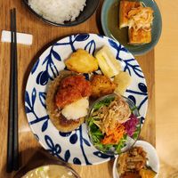 Tasty and filling..yum ! at Tsubame Kissashitsu in Kurashiki