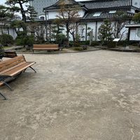 Located inside this courtyard - don't get lost  and walk around the block twice like I did! at Tsubame Kissashitsu in Kurashiki