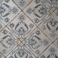 charming tiles at Good Mood Food in Kuressaare