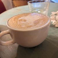 Oatmilk cappuccino at Good Mood Food in Kuressaare