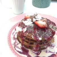 Pancakes  at Good Mood Food in Kuressaare