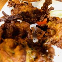 Vegetable pakora  at Obsession of India in Glasgow