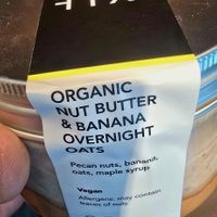 Overnight banana oats at DXB - FIX - T3 - B3 in Dubai