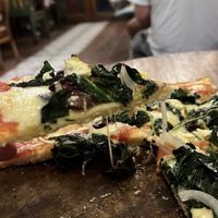 Pizza spinach  at Bali Buda in Ungasan
