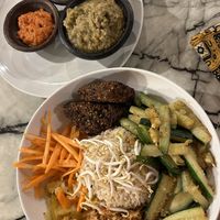 Vegan Bibimbap - replaced the mushrooms and spinach  at Bali Buda in Ungasan