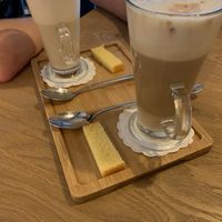 Chai latte with oat milk at Mocca in Venlo