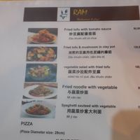 Vegan menu options at Ram Spring Roll in Hoi An