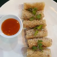 Vegetable spring rolls  at Ram Spring Roll in Hoi An