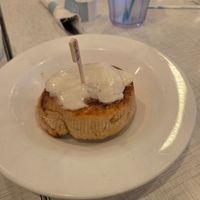 Vegan and gluten free cinnamon roll at Anna's House in Grandville