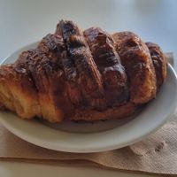 Crossiant at Aubergine in Cardiff