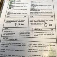 Menu Jan 2020 at Painapol in Holbox