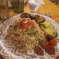 Delicious barley with vegetables at Vita Organica Slow Food & Liv (-ing) in Busturia