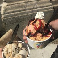 left: salted caramel brownie chunk

right: the red foreman at Not Your Mother in Toronto