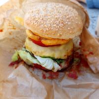 Western burger at VegaSpix in La Ciotat