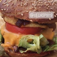 Beyond meat classic burger at VegaSpix in La Ciotat
