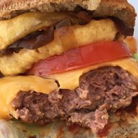 Beyond meat classic burger at VegaSpix in La Ciotat