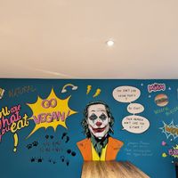 Wall decoration at VegaSpix in La Ciotat