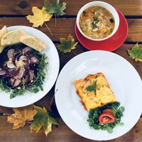 home-made food at Pilgrim in Brno