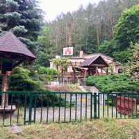 view to Pilgrims garden at Pilgrim in Brno