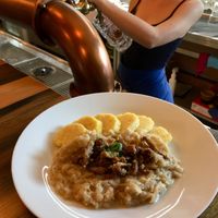 Czech cabbage and roast seitan at Pilgrim in Brno