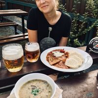 beer and Czech goulash at Pilgrim in Brno