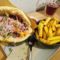 The Mooipita with fries at Mooi in Brno