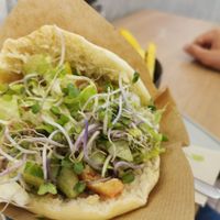 The pita in Greece style at Mooi in Brno