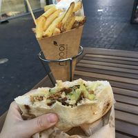 Kebab with tzatziki is the best at Mooi in Brno