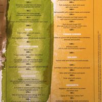 Menu // Two vegan dishes under “veggie corner” and one vegan soup that we didn’t try at Lacroma in Dubrovnik