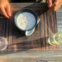 Tapioca pudding als dessert at Mae Thai in Vlissingen