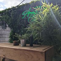 Patio at AmaZone Cafe in Moliets