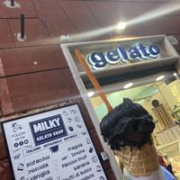 Dark chocolate ice cream is like heaven! 🤤   at Gelato Artigianali in Rome