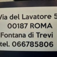 Contact information at Gelato Artigianali in Rome