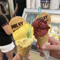   at Gelato Artigianali in Rome