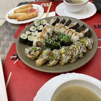 Sushi and spring rolls at Dragon  in Lagos