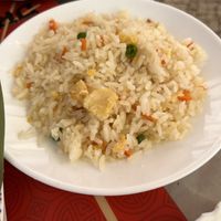 Arroz Chao Chao which is marked with a vegan symbol has egg 👎  at Dragon  in Lagos