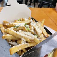 Garlic fries  at Bubbie's - Plant Burgers at Plant Food Lab in Washington