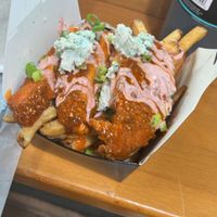buffalo fries   at Bubbie's - Plant Burgers at Plant Food Lab in Washington