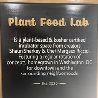 Not trying to sound too negative. Hooray for all plant based eateries.  Not saying I wouldn’t go again if situation arose. But wouldn’t make a situation arise to go again   at Bubbie's - Plant Burgers at Plant Food Lab in Washington