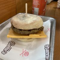 The cheese is dry is dry and chalky!  at Bubbie's - Plant Burgers at Plant Food Lab in Washington