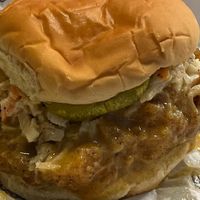 Agave Mustard Fried Chick'n Sandwich at Bubbie's - Plant Burgers at Plant Food Lab in Washington