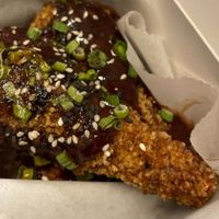 Fried Drumsticks tossed in BBQ sauce at Bubbie's - Plant Burgers at Plant Food Lab in Washington