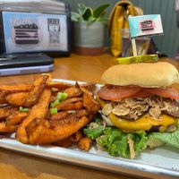   at Bubbie's - Plant Burgers at Plant Food Lab in Washington